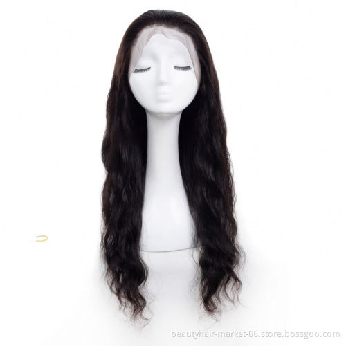 Natural Human Hair Brazilian 360 Frontal Wig Cuticle Aligned Unprocessed Mink Brazilian 360 Lace Front Wig Kinky Straight Hair